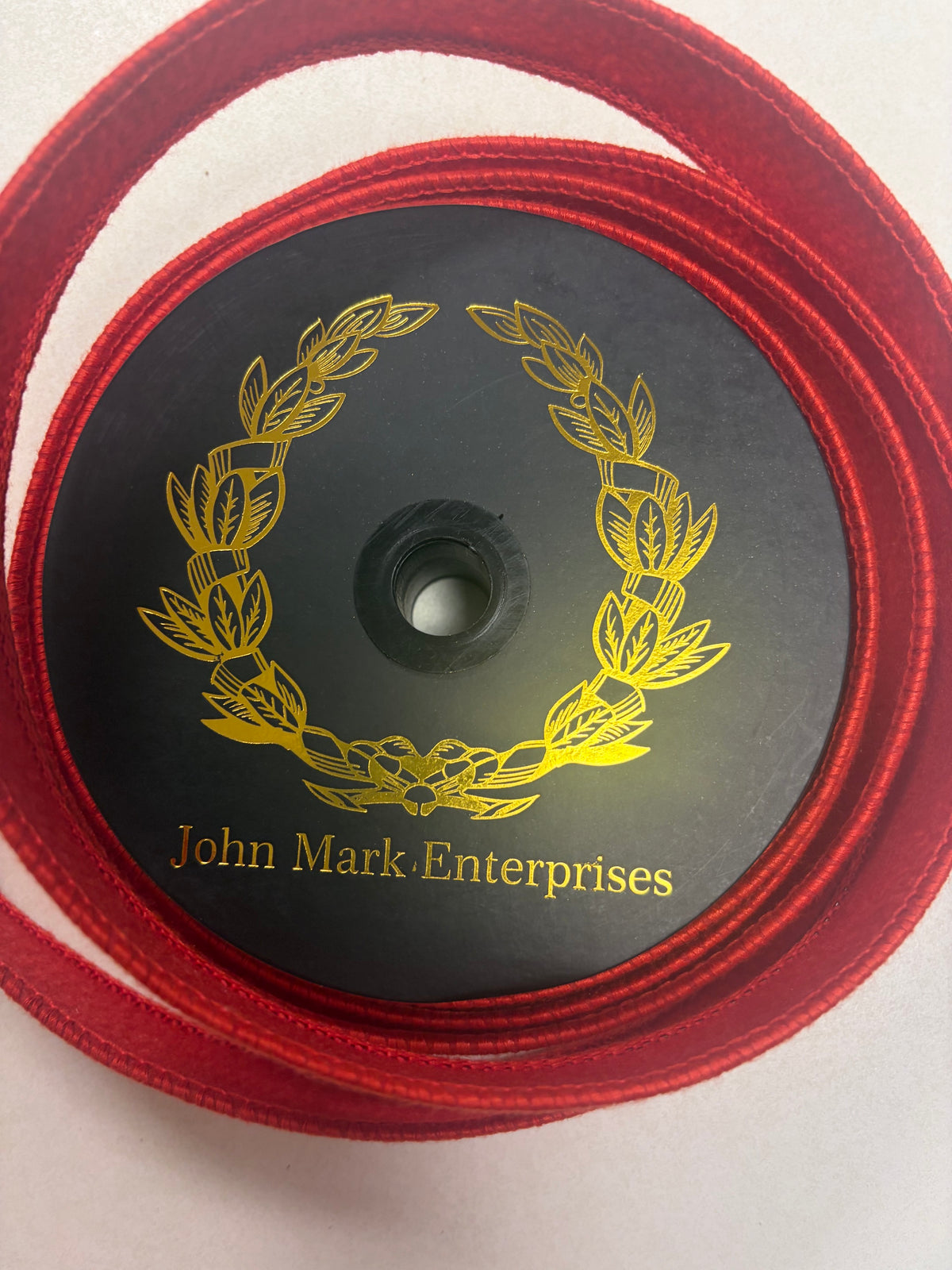 JME Paper Felt Light Red Ribbon