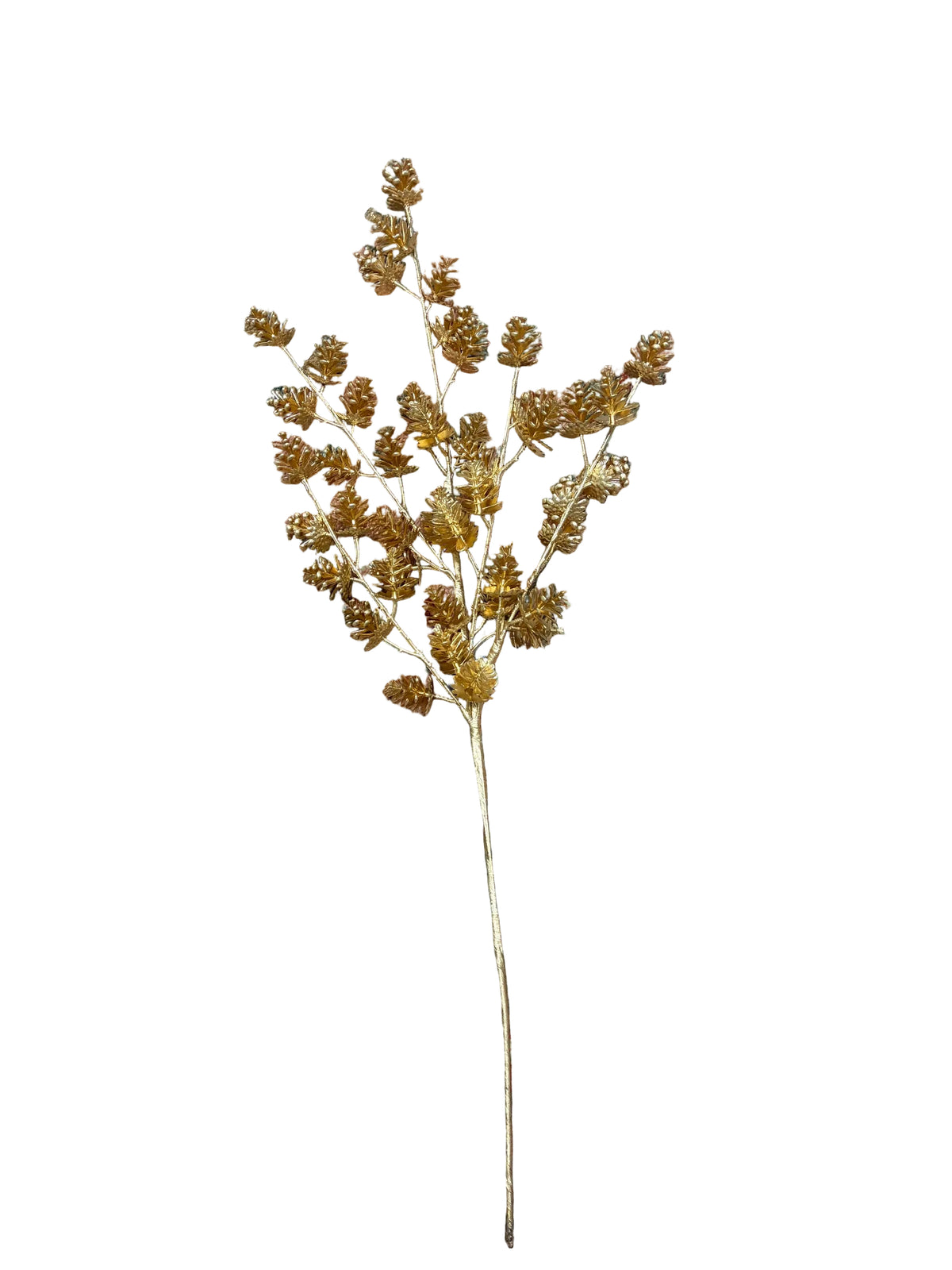 31" Gold Pinecones Stem
