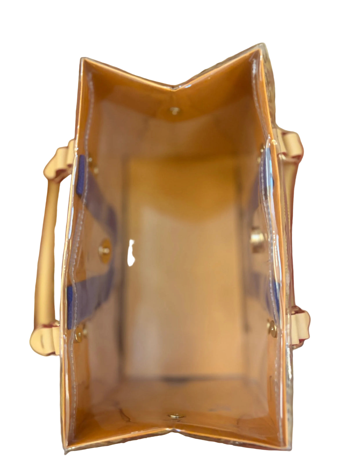 Louis Vuitton Small Orange Shopping Tote Bag