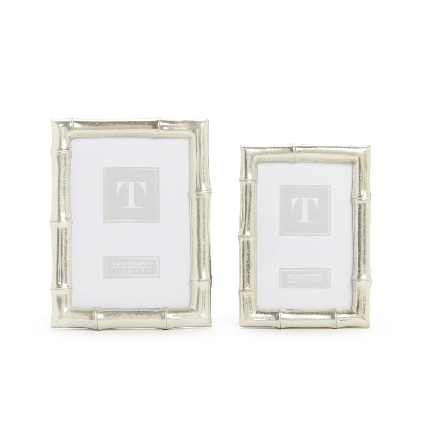 Silver Bamboo Picture Frames (2 Sizes)