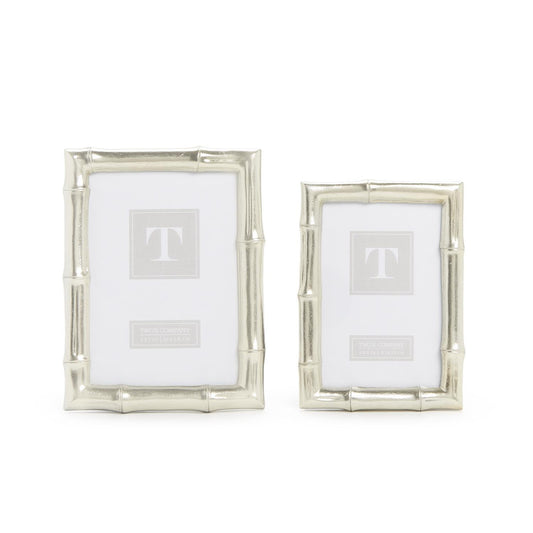 Silver Bamboo Picture Frames (2 Sizes)