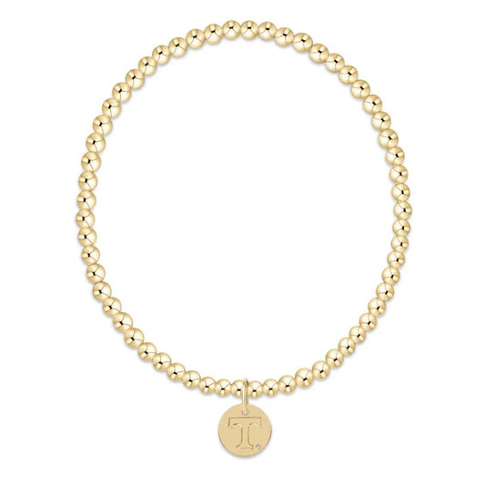 ecollegiate classic gold 3mm bracelet - utk disc