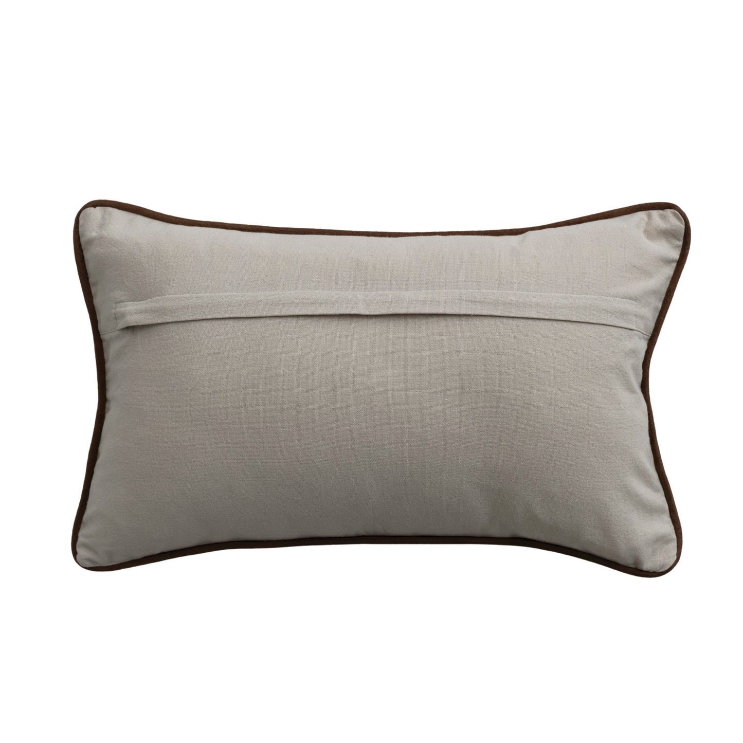 Viscose & Linen Buckle Lumbar Pillow