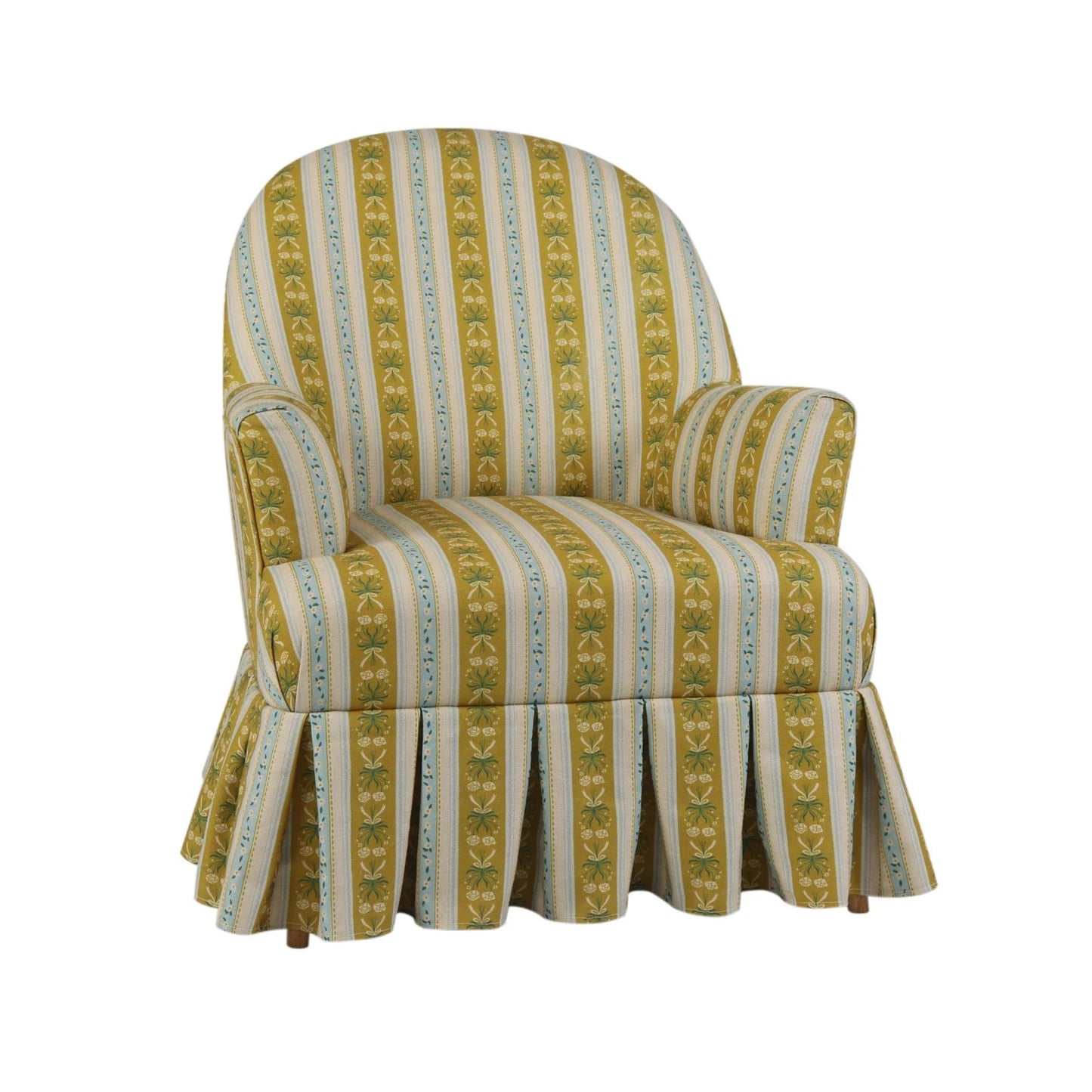 Upholstered Skirted Chair