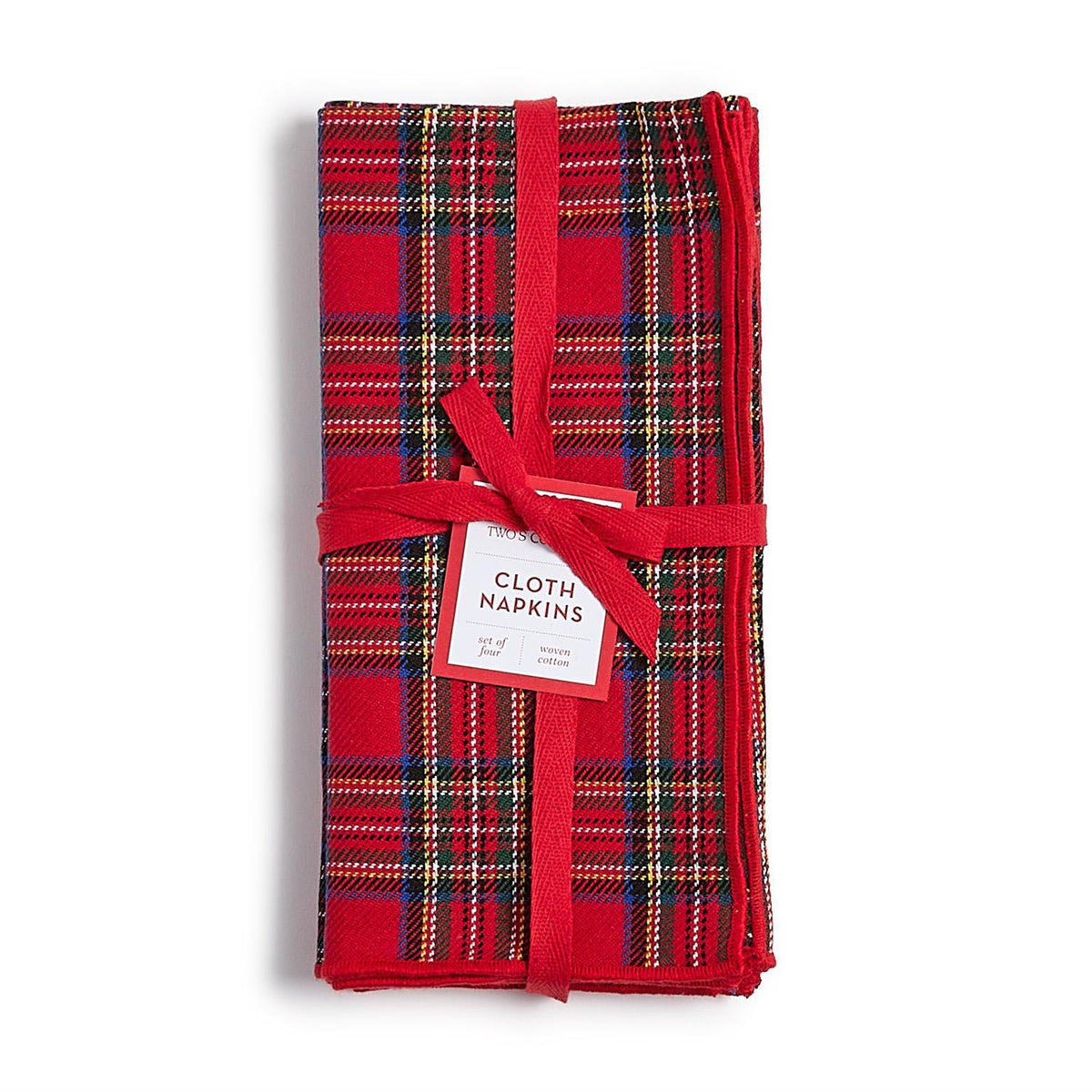 Tartan Traditions Set of 4 Cloth Napkins - Cotton