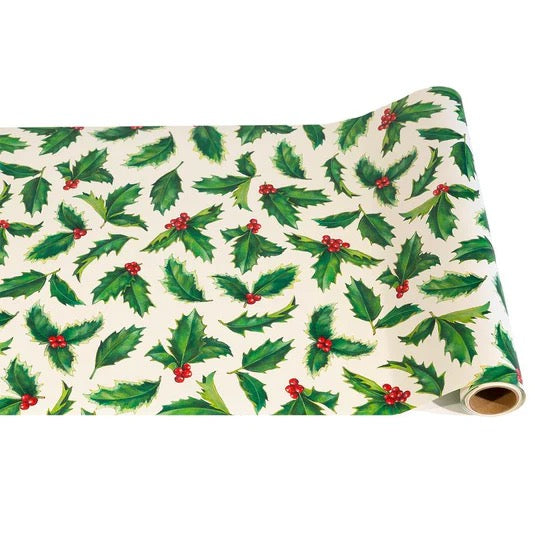 Holiday Holly Table Runner