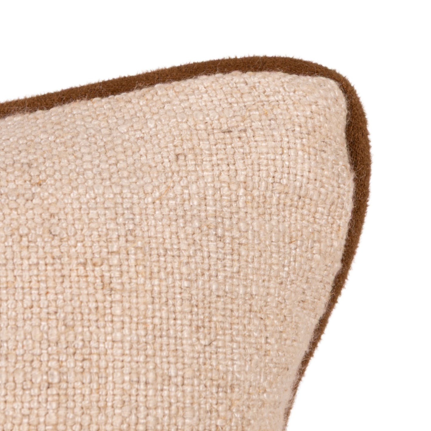 Viscose & Linen Buckle Lumbar Pillow