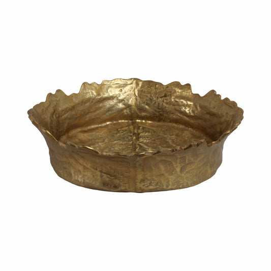 17" STRASBOURG GOLD METAL BOWL