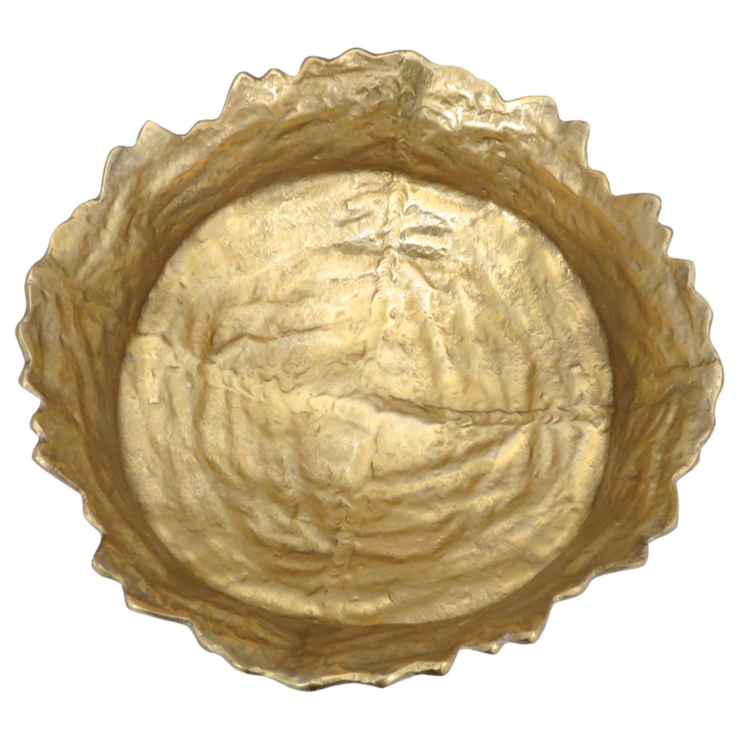 17" STRASBOURG GOLD METAL BOWL