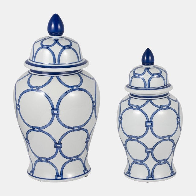 B&W Links Temple Jar (2 Sizes)