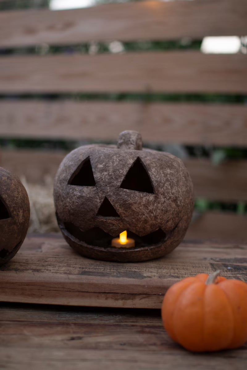 Paper Mache Jack-O-Lantern Set