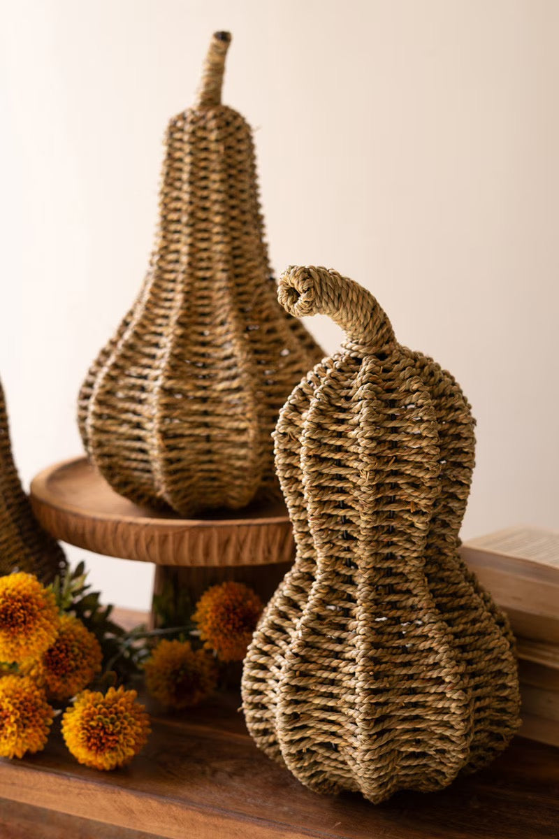 Three Woven Vine Gourd Set