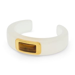 Opal Resin Tiger Eye Bangle