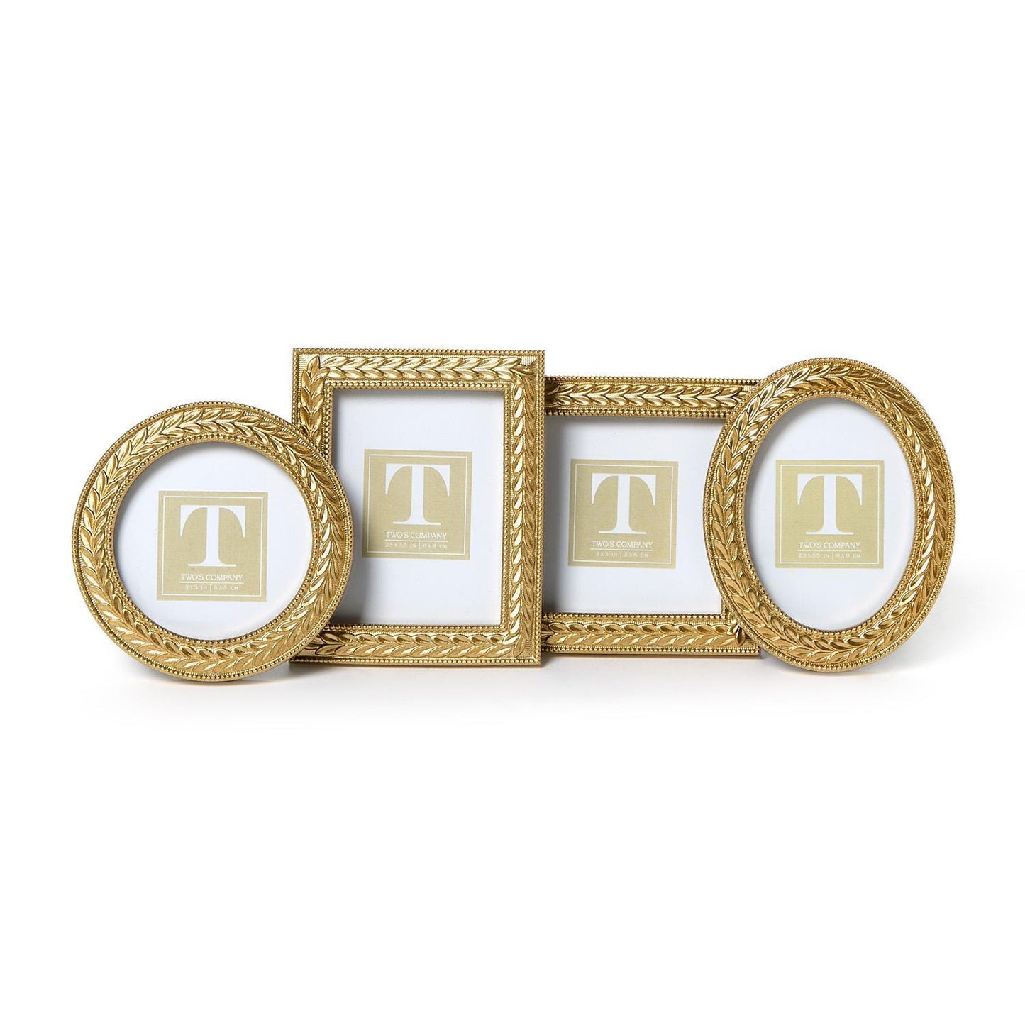 Mini Laurel Wreath Gold Frames 4 Styles