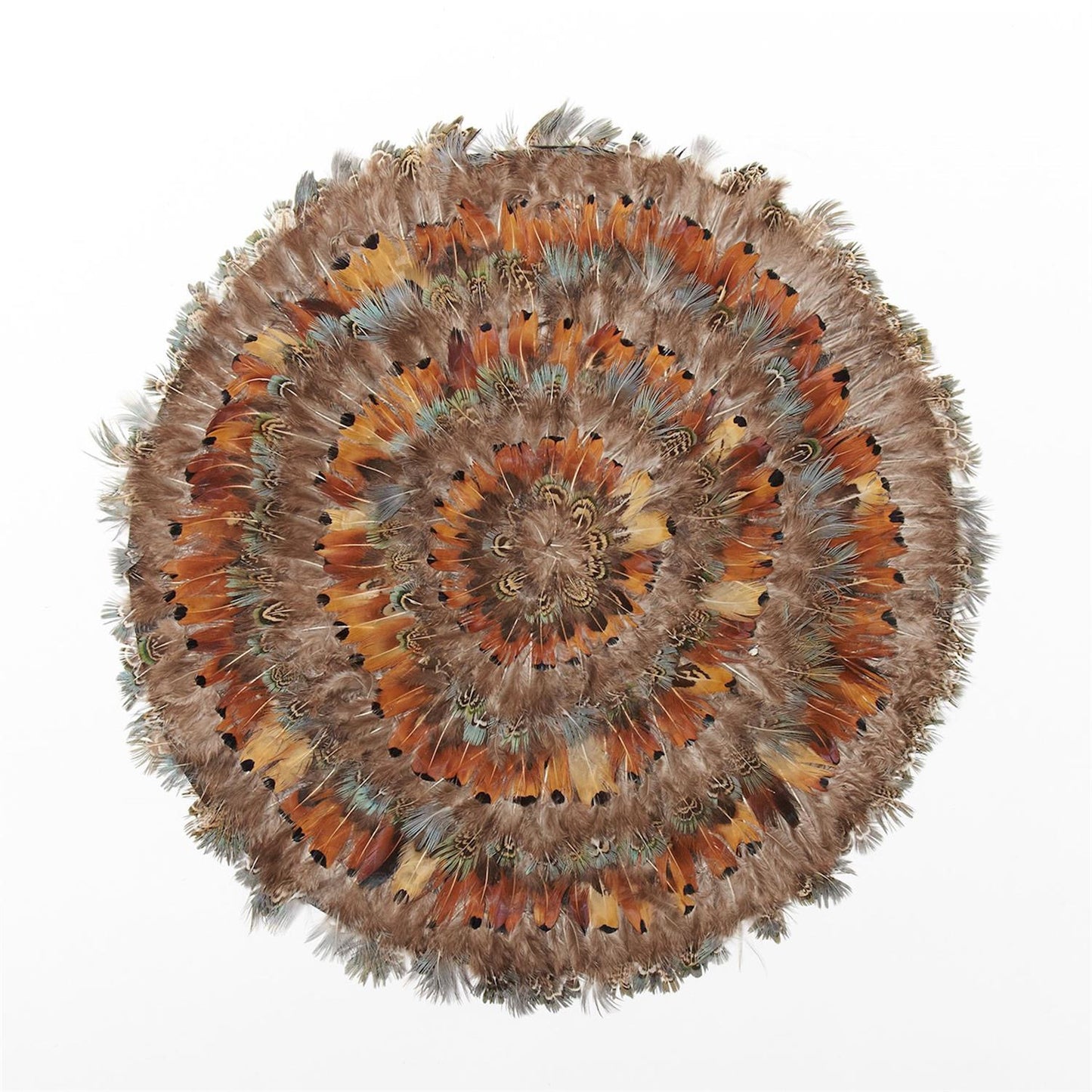 Pheasant Park Set of 6 Round Decorative Mats