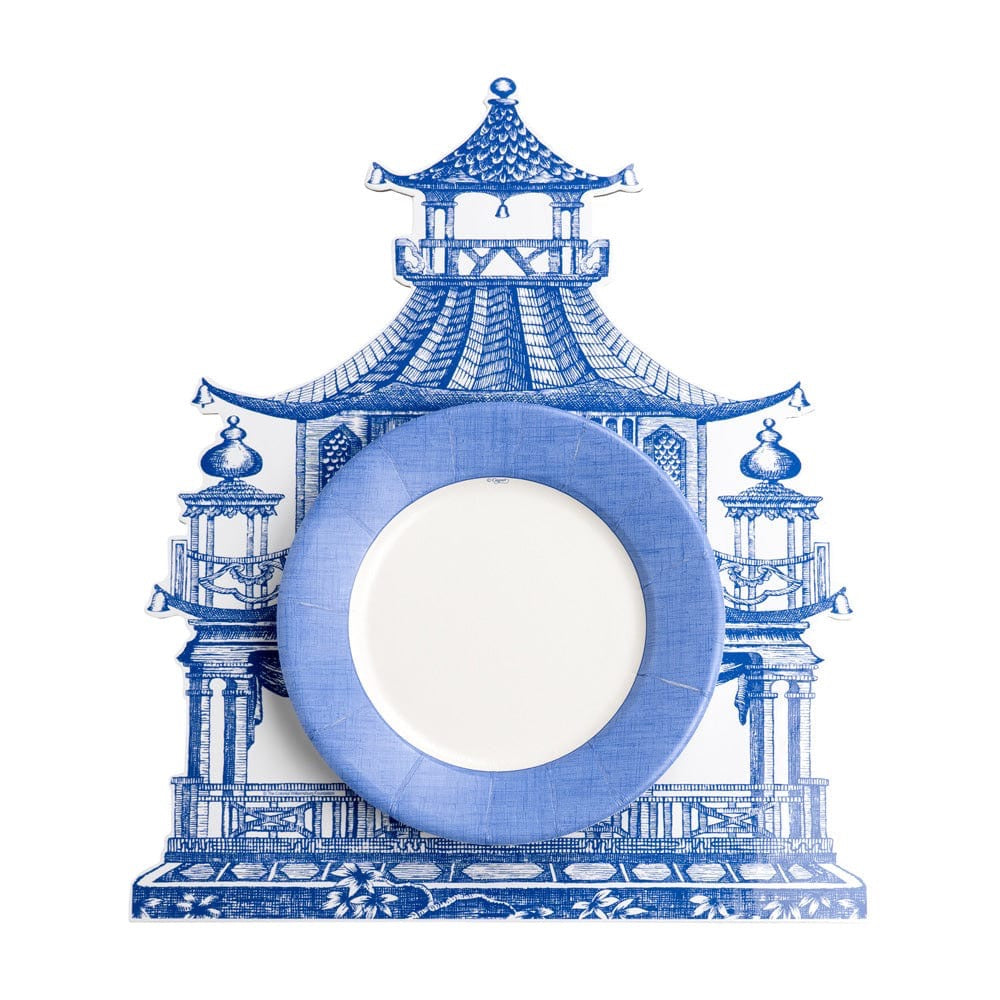 Chinoiserie Toile Pagoda Hardback Placemat