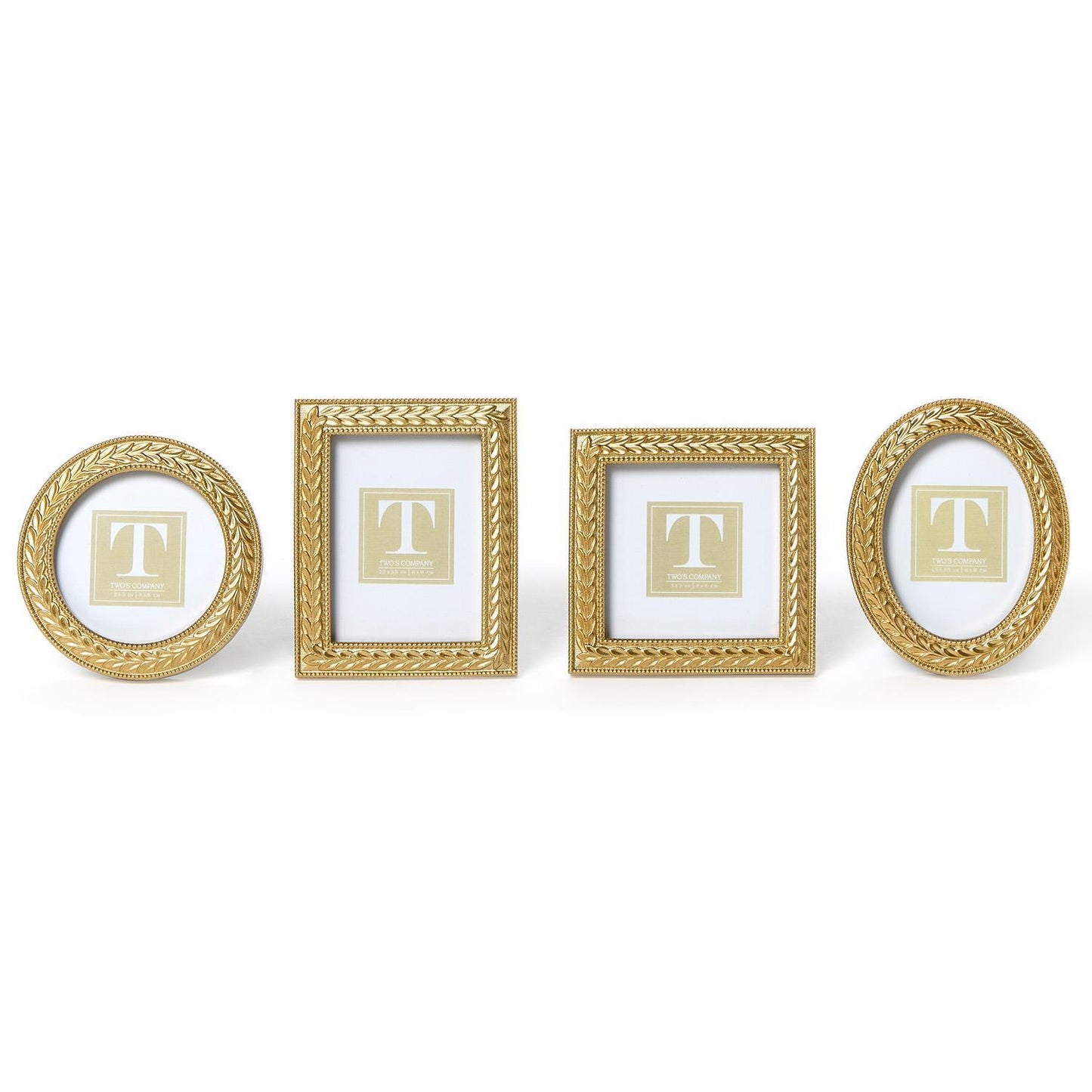 Mini Laurel Wreath Gold Frames 4 Styles