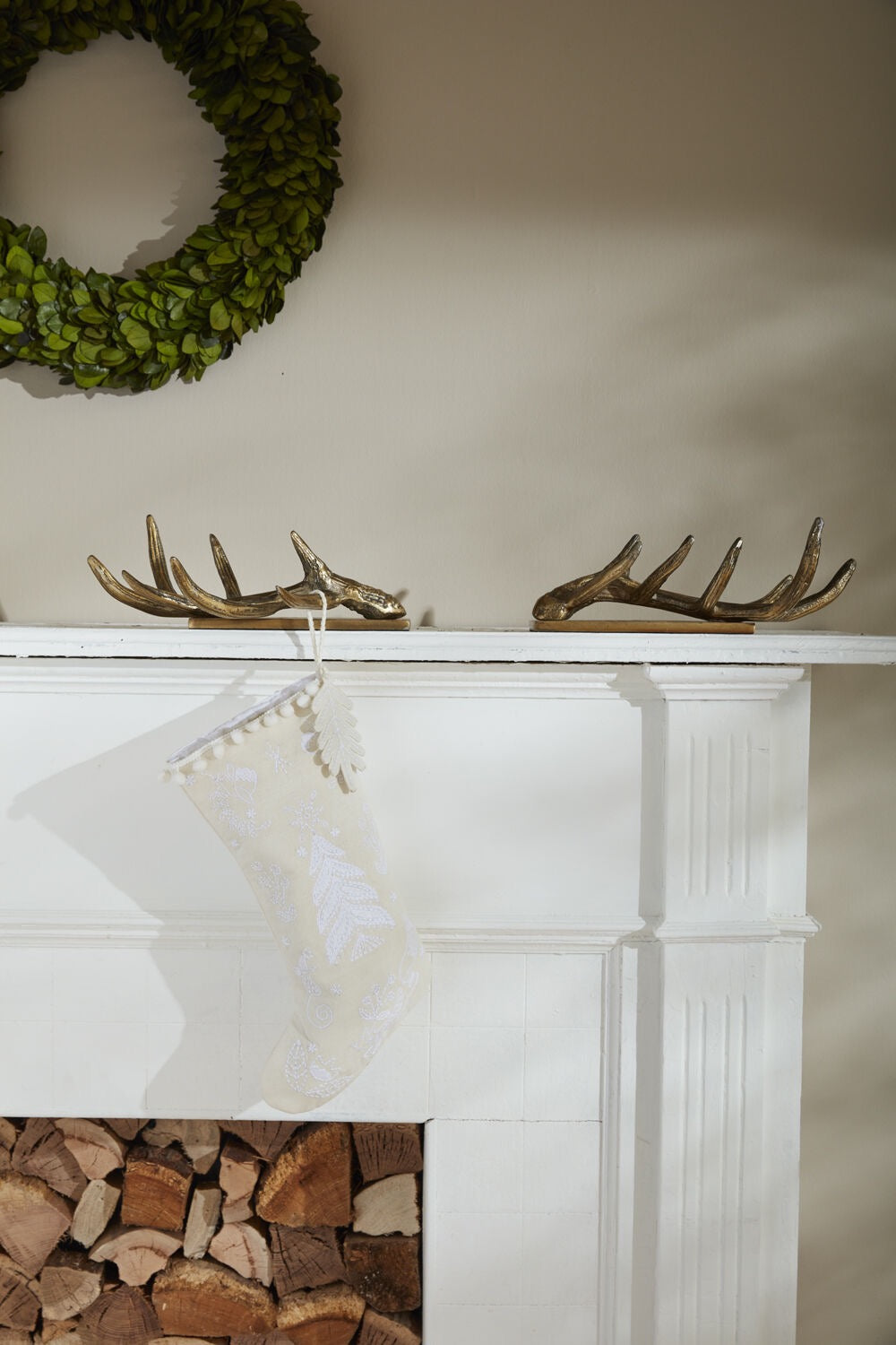 Antler Stocking Holder Set