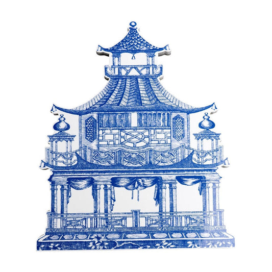 Chinoiserie Toile Pagoda Hardback Placemat