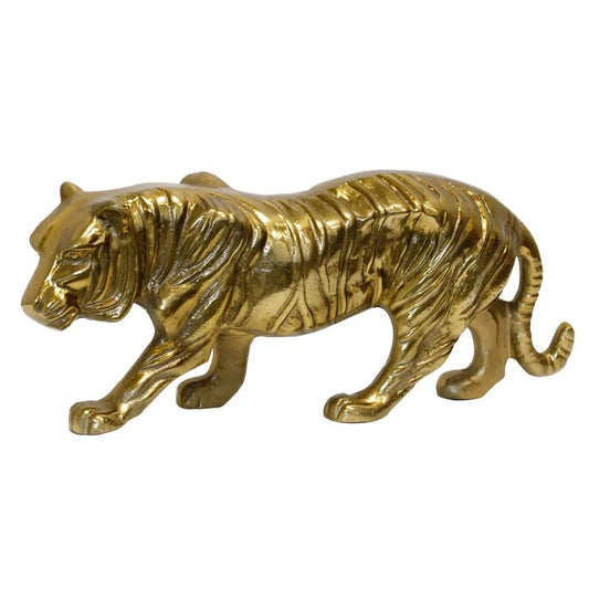 Gold Tiger Statue
