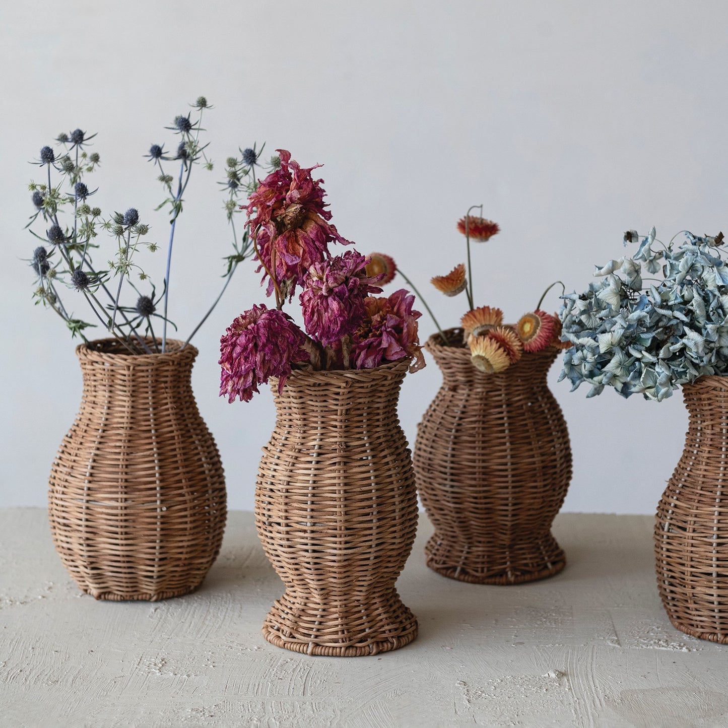 Rattan Vase