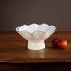 ENCANTO Carola Small Pedestal Bowl (Cream and White)