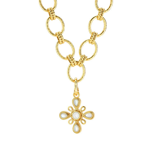 Capucine Du Wolf Monique Gem Pendant MOP