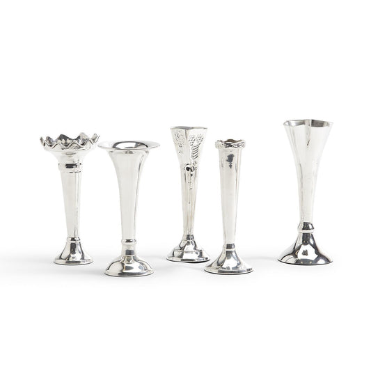 Bagatelles Single Stem Vase - Silver-Plated Brass