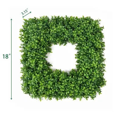 Two Tone Square Boxwood 20"