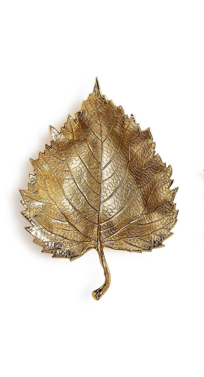 Golden Leaf Tray/Bowl 2 Styles