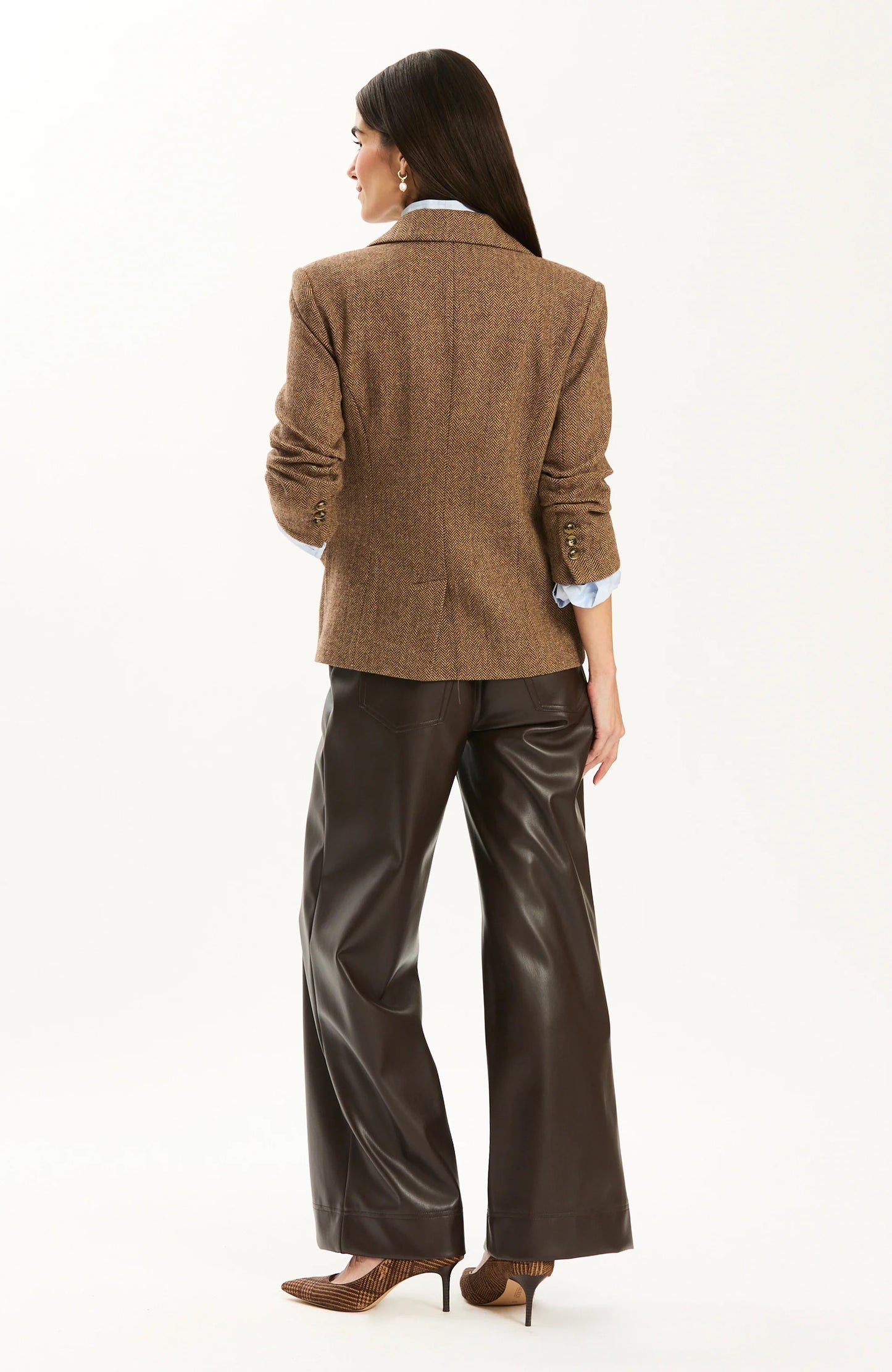 Taylor Herringbone Blazer