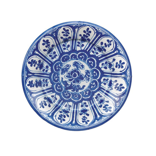 Indigo Garden Blue & White Dessert/Salad Plates