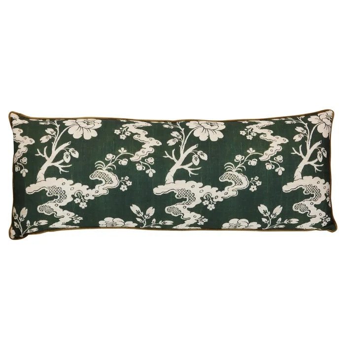 Dark Floral down filled Pillow