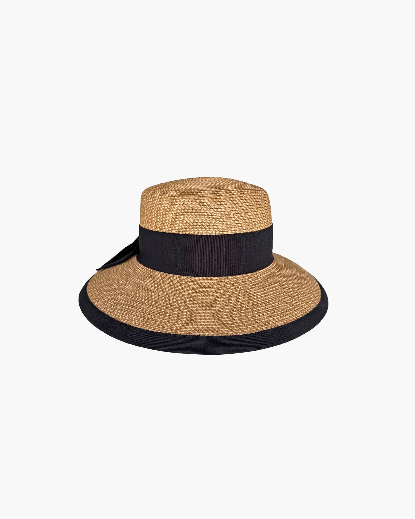 Diva Sun Hat-EJ Natural/Black