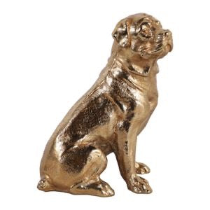 IVYMILL Gold Dog Decor