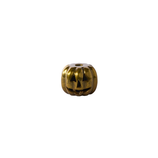 CARVED PUMPKIN CANDLEHOLDER