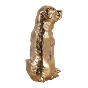 IVYMILL Gold Dog Decor