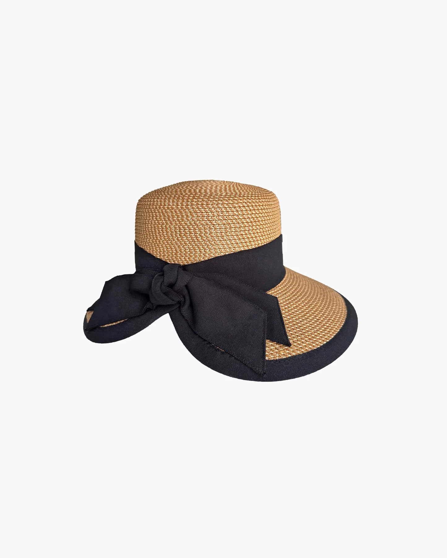 Diva Sun Hat-EJ Natural/Black