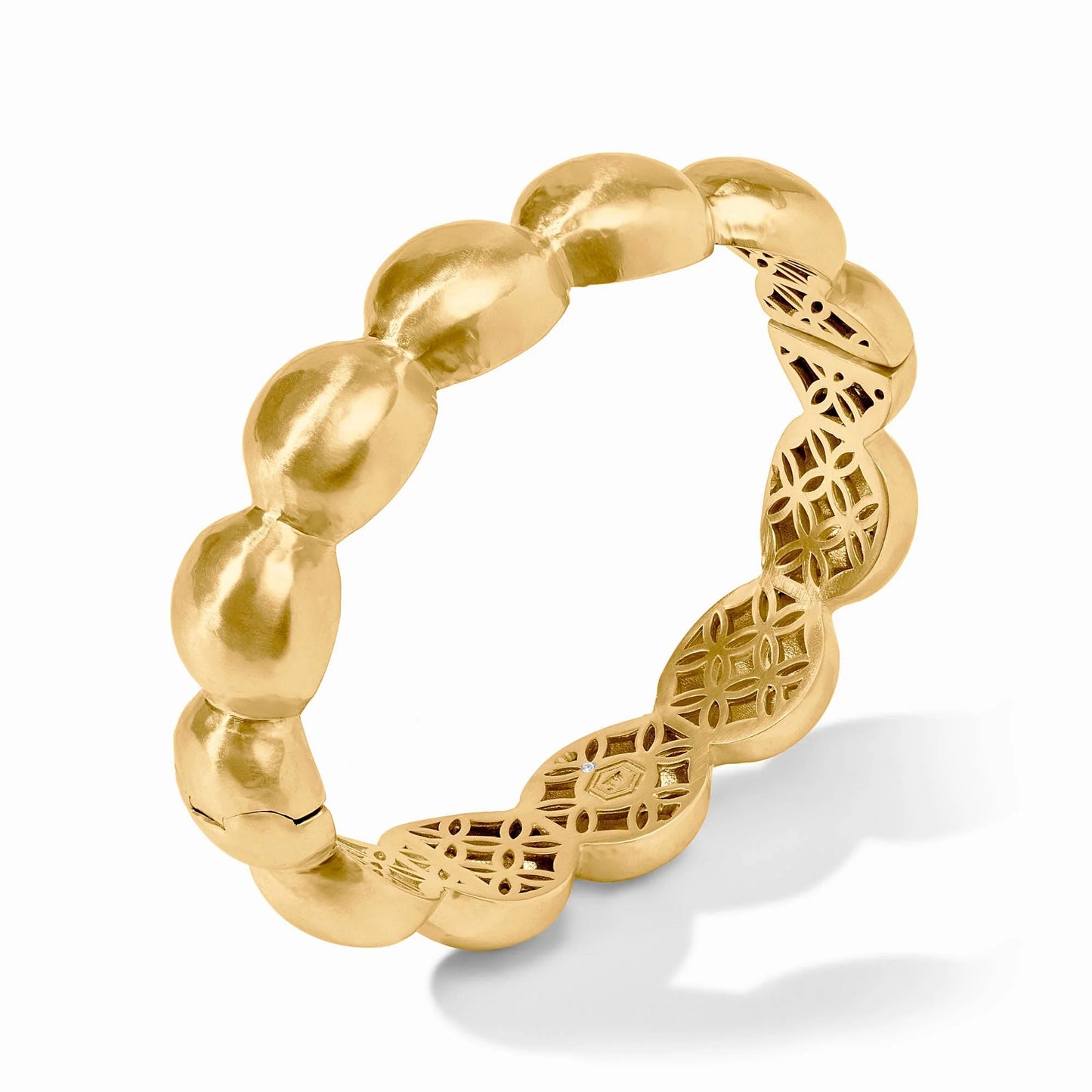 Solara Nova Hinge Bangle-Gold