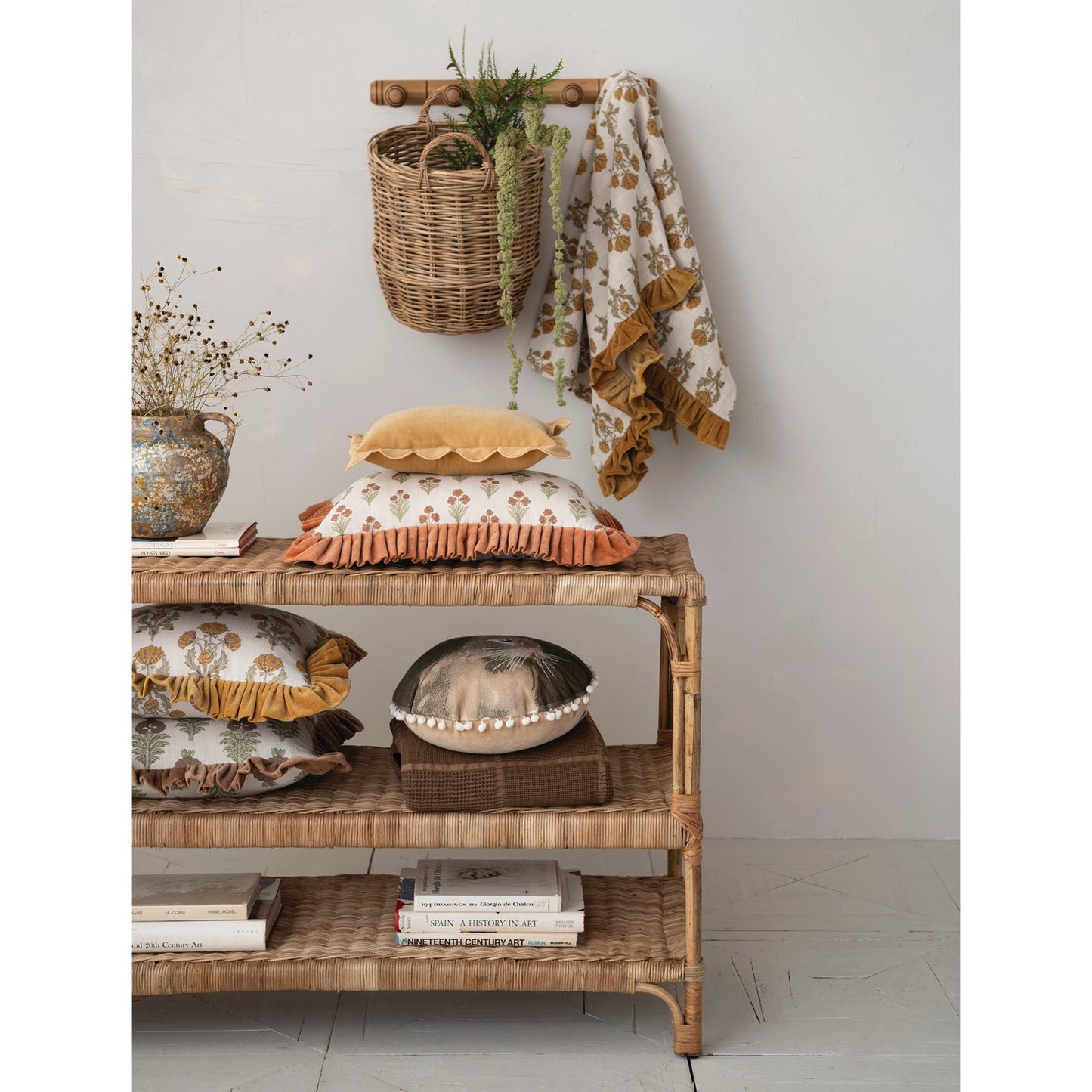 Rattan Console Table