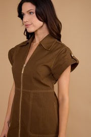Colin Dress in Bark