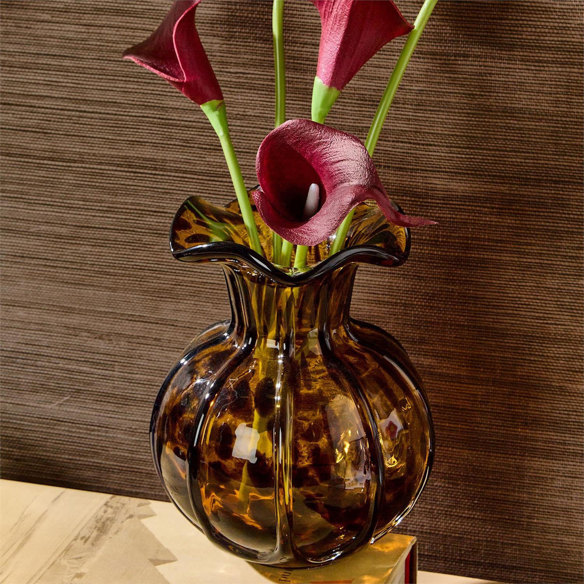 Ruffled Tortoise Vase