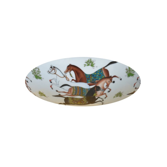 Horse Bowl w/Base 14"