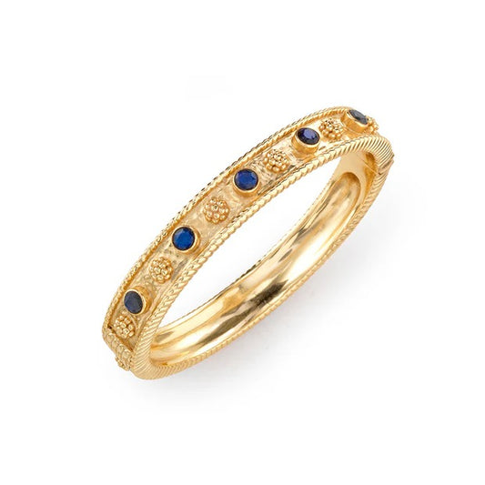 BERRY Gem Classic Hinged Bangle - Blue Labradorite