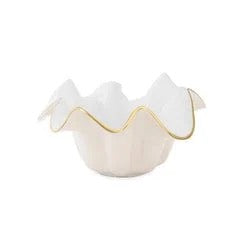 ENCANTO Medium Medusa Bowl Cream and White