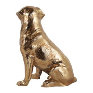 IVYMILL Gold Dog Decor