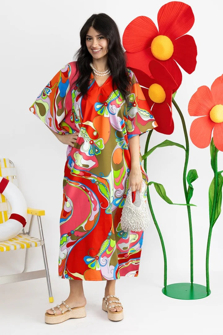 Summer Swirls Caftan