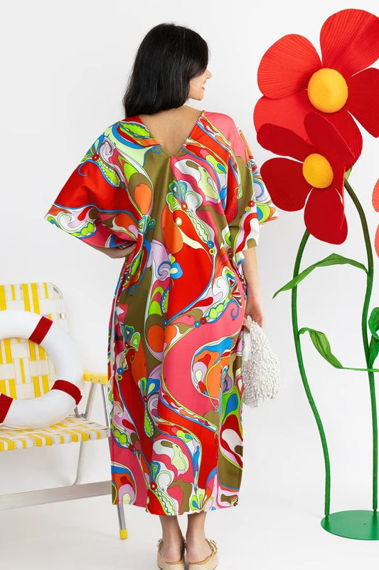 Summer Swirls Caftan