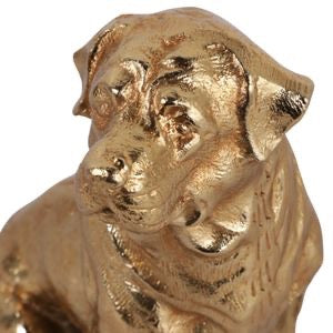 IVYMILL Gold Dog Decor