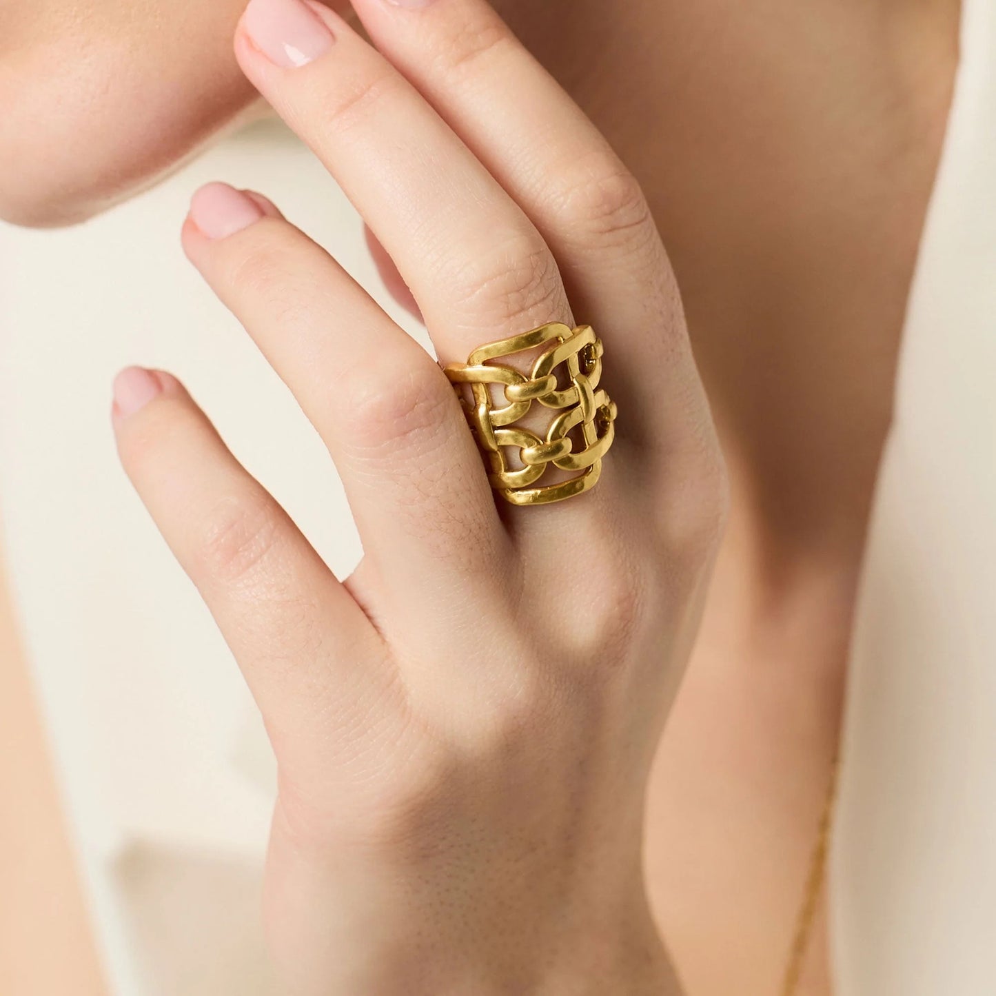 Gold Sahara Statement Ring